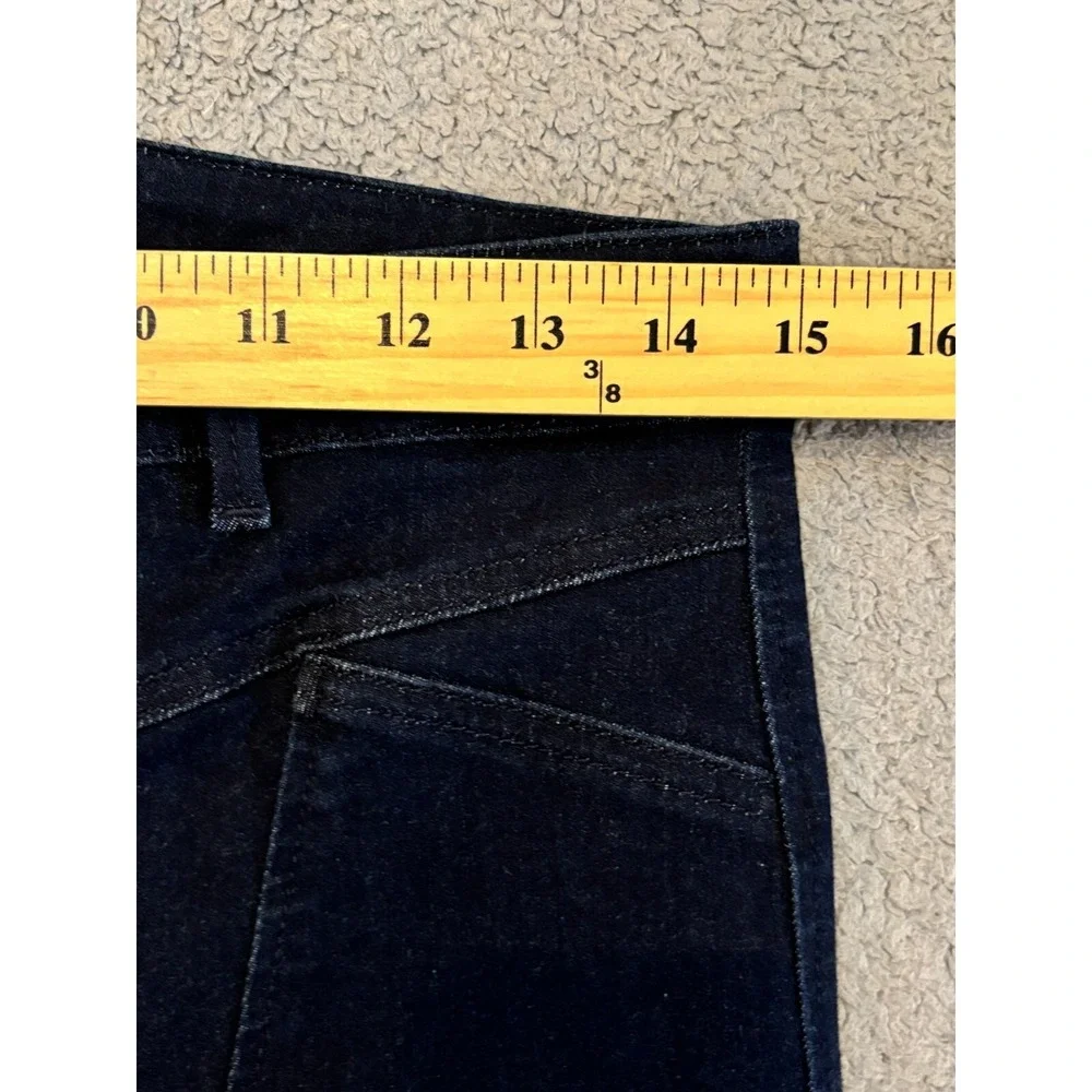 Guess Jeans Women 30 Blue Denim Dark Wash Skinny Front Leg Seams Casual Ankle